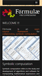 Mobile Screenshot of formulae.org