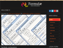 Tablet Screenshot of formulae.org